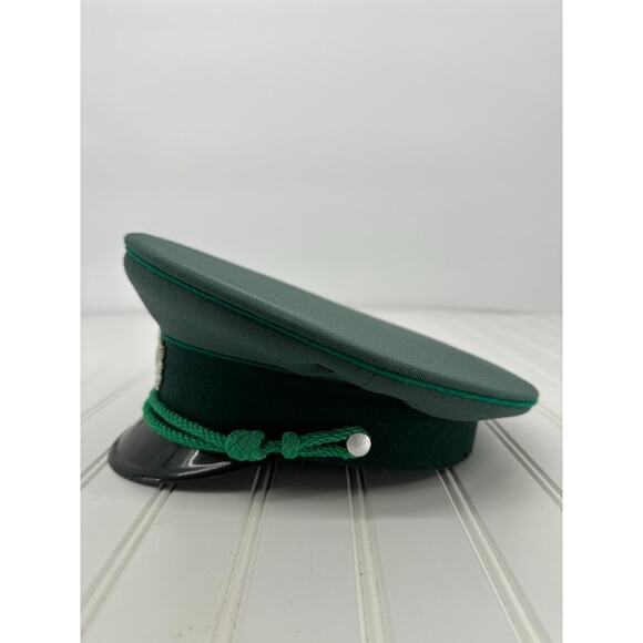 Vintage East German Transportation Police Officer Visor Cap TRAPO Communist DDR - Picture 2 of 7